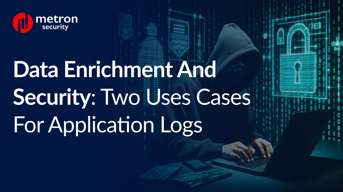 Data Enrichment and Security: Two Uses Cases for Application Logs