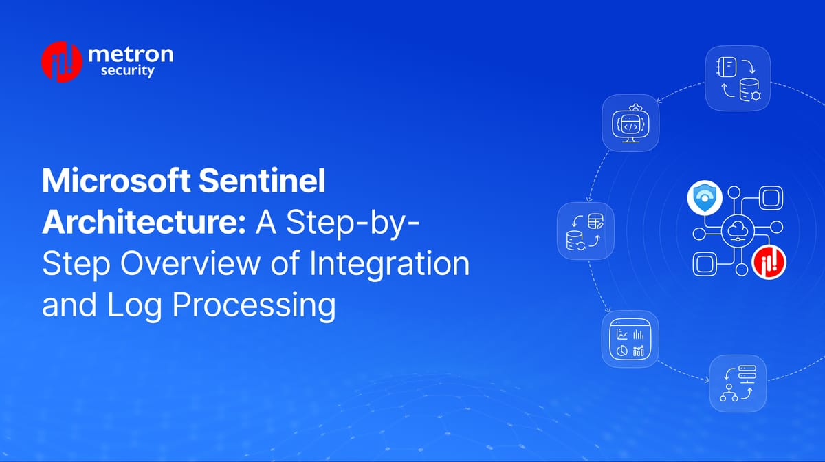 Microsoft Sentinel Architecture: A Step-by-Step Overview of Integration and Log Processing