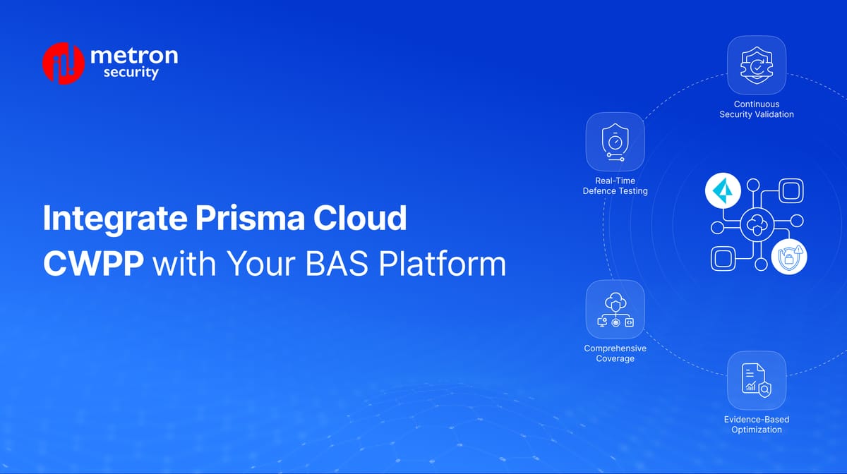 Strengthen Your Cloud Security: Integrate Prisma Cloud CWPP with Your BAS Platform