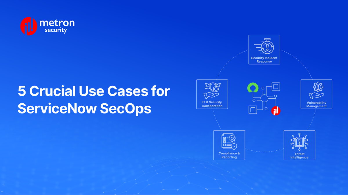 5 Crucial Use Cases for ServiceNow SecOps