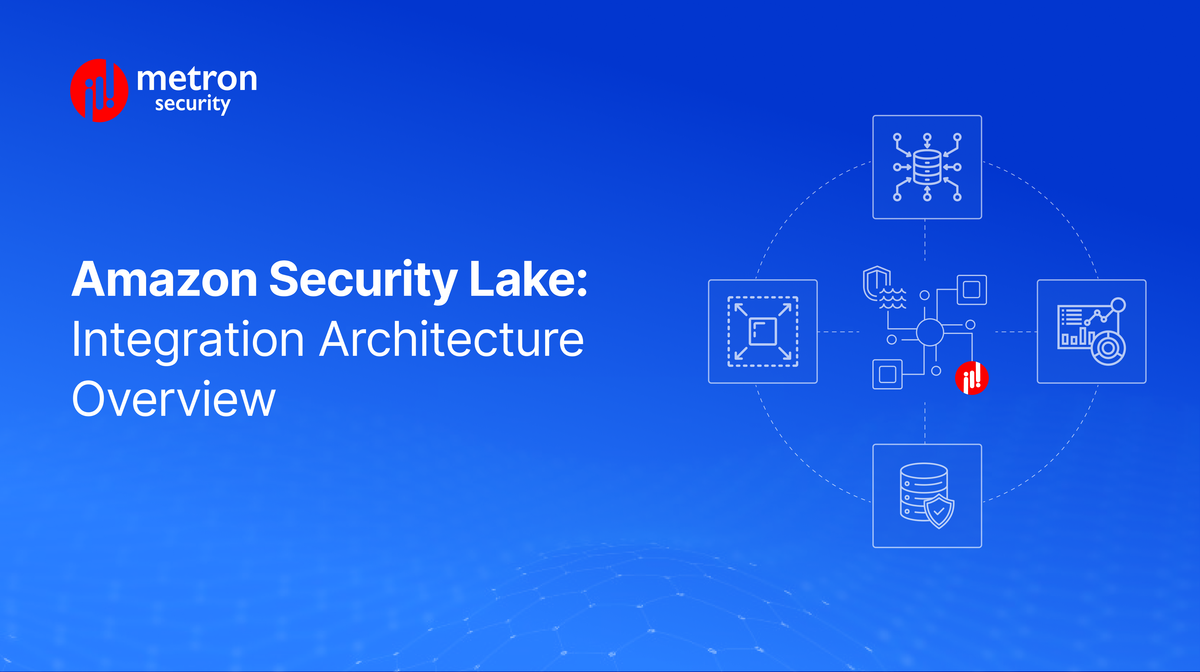 Amazon Security Lake: Integration Architecture Overview [2024]
