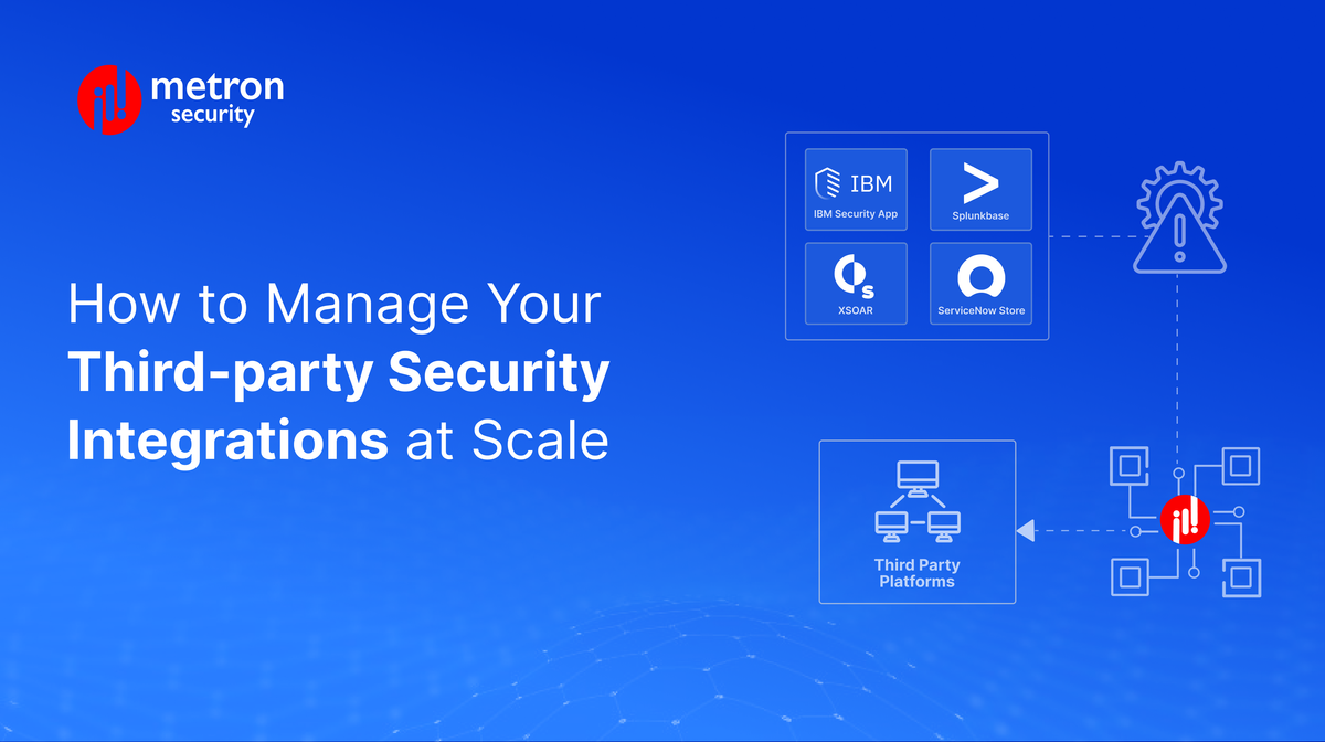 How to Manage Your Third-party Security Integrations at Scale