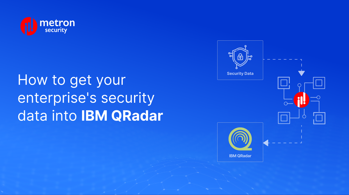 How to get your enterprise's security data into IBM QRadar