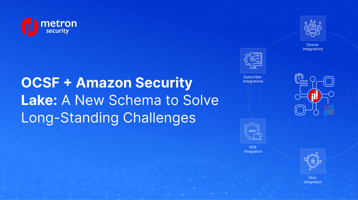OCSF + Amazon Security Lake: A New Schema to Solve Long-Standing Challenges