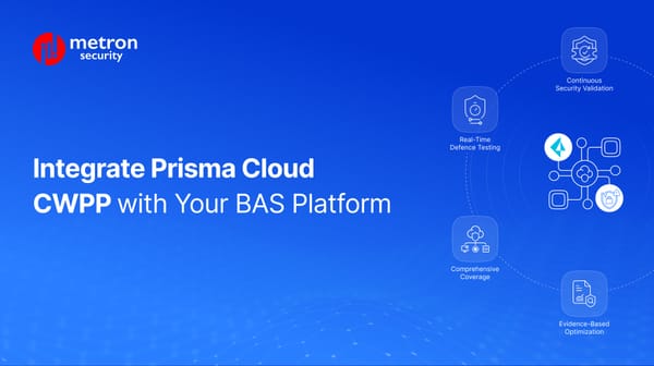 Strengthen Your Cloud Security: Integrate Prisma Cloud CWPP with Your BAS Platform