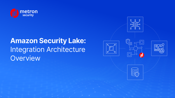 Amazon Security Lake: Integration Architecture Overview [2024]