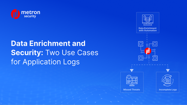 Data Enrichment and Security: Two Use Cases for Application Logs