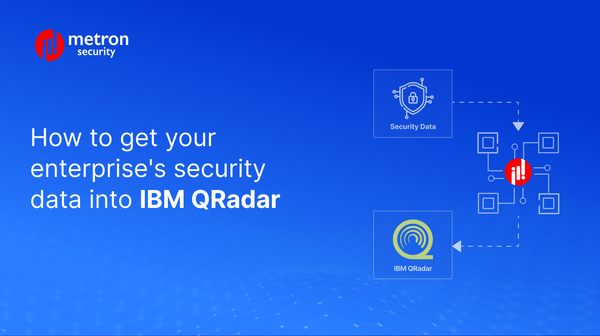 How to get your enterprise's security data into IBM QRadar