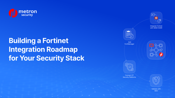 Building a Fortinet Integration Roadmap for Your Security Stack