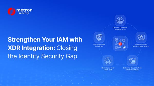 Strengthen Your IAM with XDR Integration: Closing the Identity Security Gap