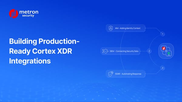 Building Production-Ready Cortex XDR Integrations